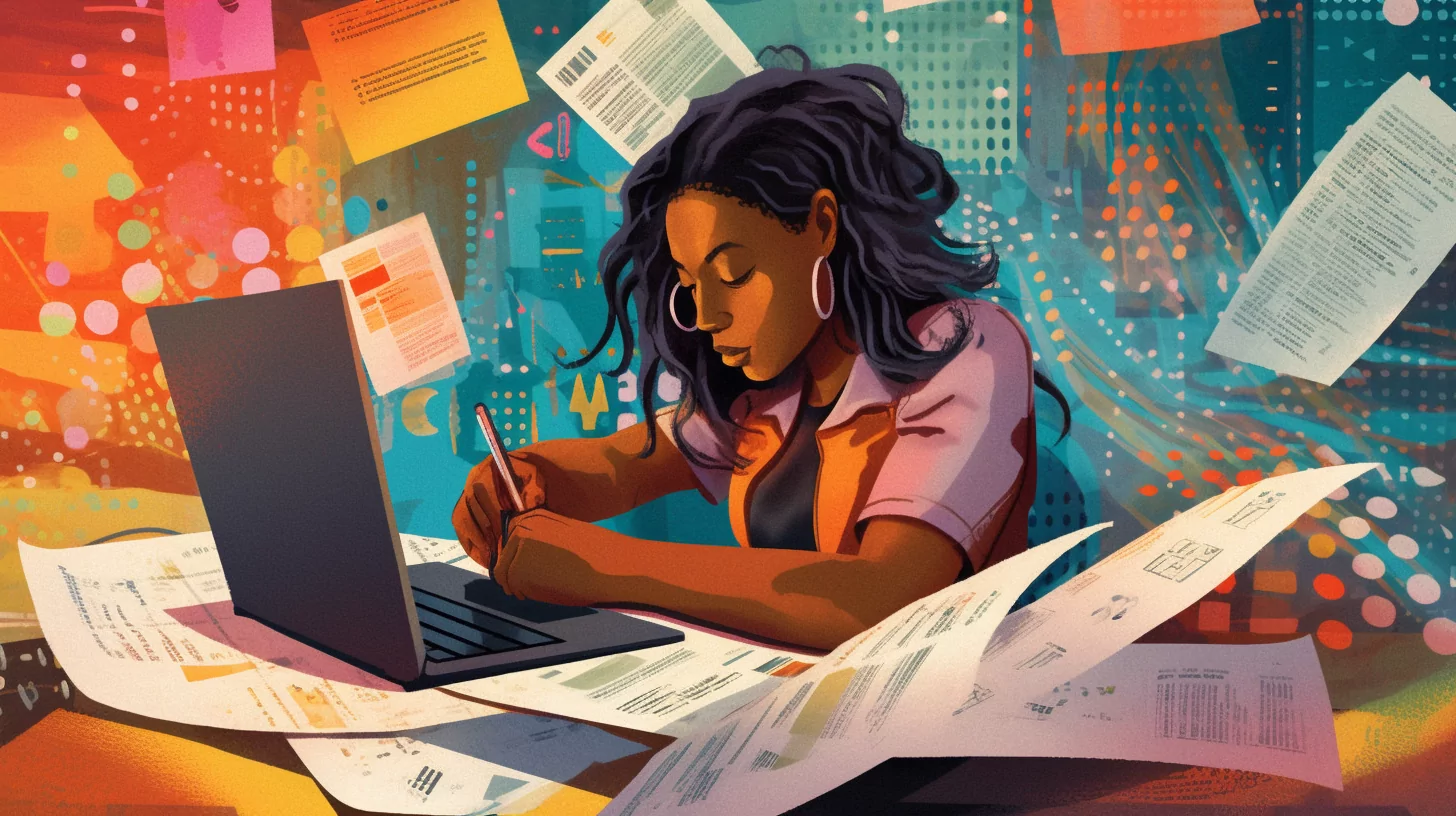 Data analyst optimizing data analysis process.