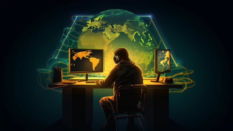 A Python developer creating a network connection with a remote server.